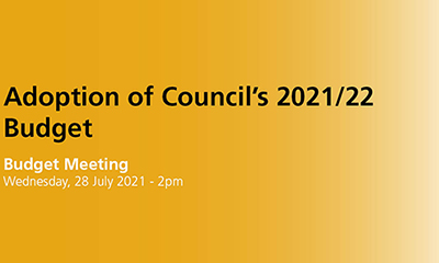 Maranoa Regional Council Budget Meeting to be held on Wednesday, 28 July 2021