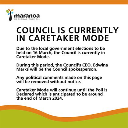 Council is Currently in Caretaker Mode