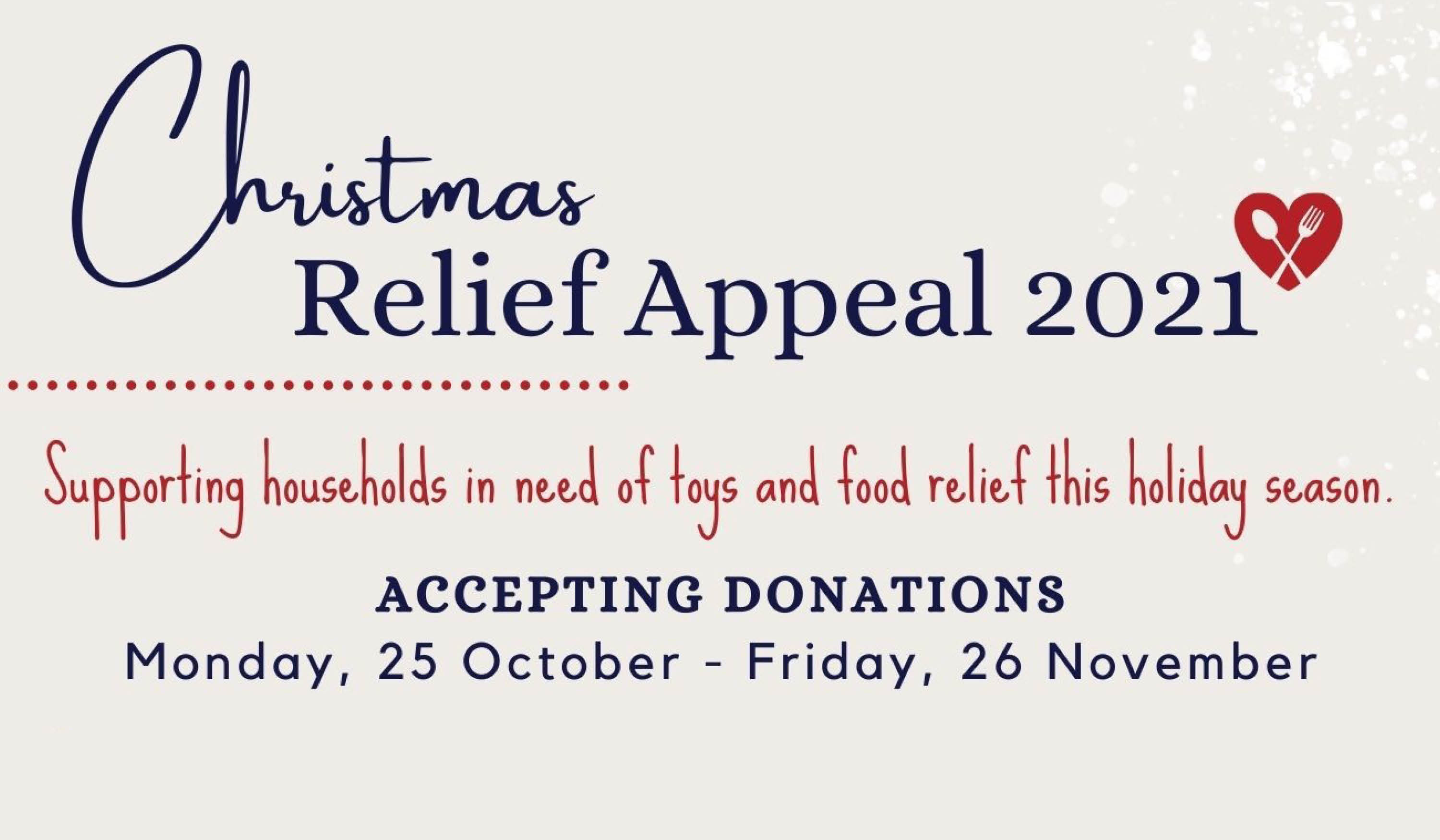 Christmas relief appeal