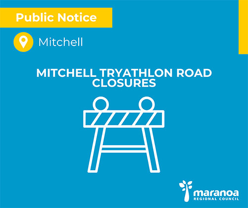 Scheduled road closures - Mitchell