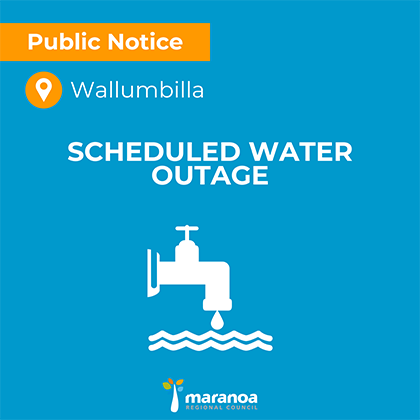 Scheduled water outage - Wallumbilla