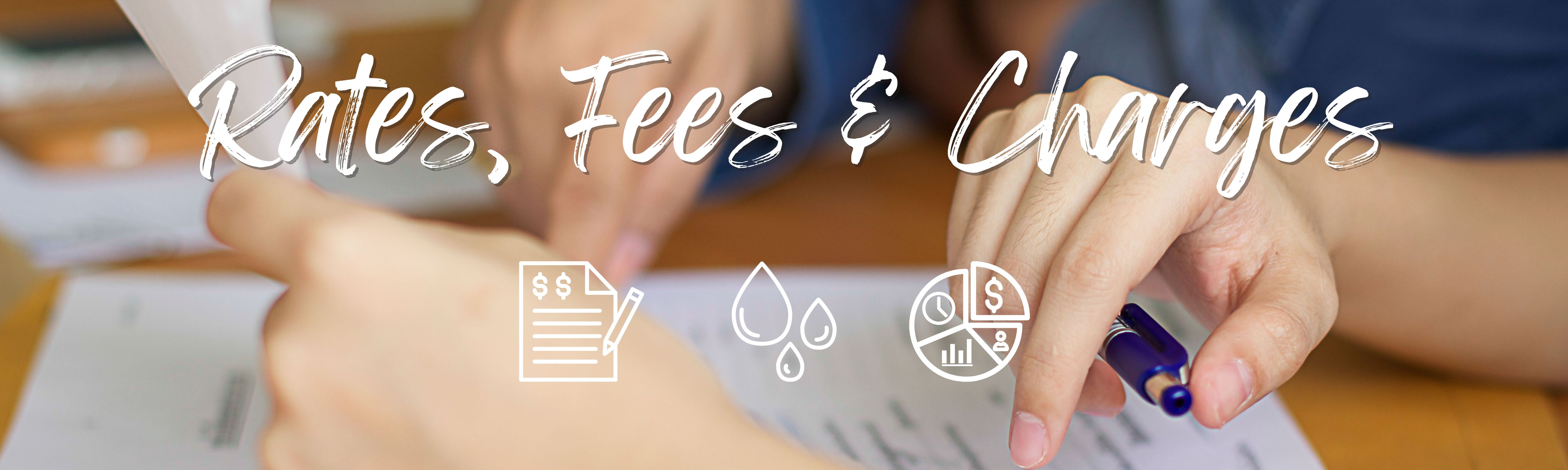 Rates fees and charges cover title 1