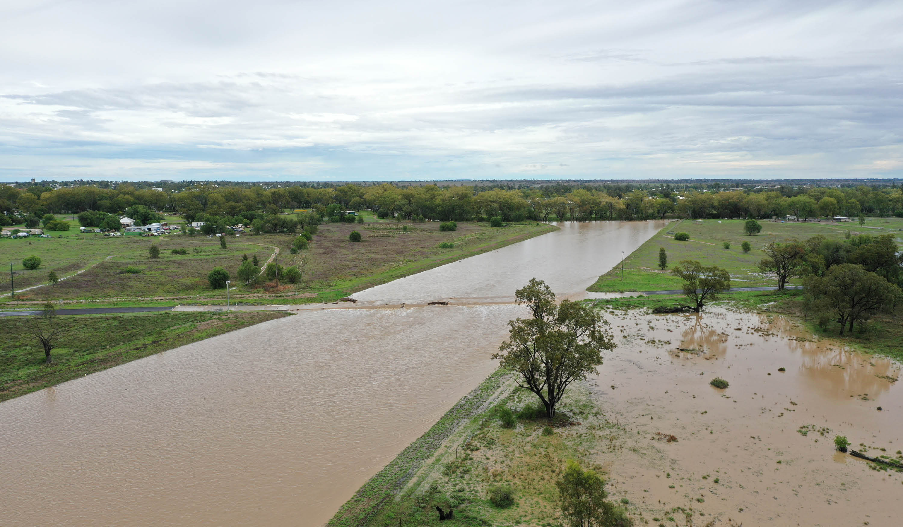 Roma's Eastern Diversion Channel on Thursday, 11 November 2021