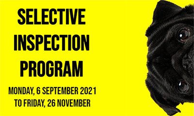 Selective Inspection Program confirmed to commence in September