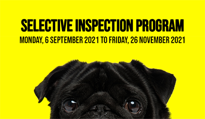 Selective Inspection Program set to commence this week!