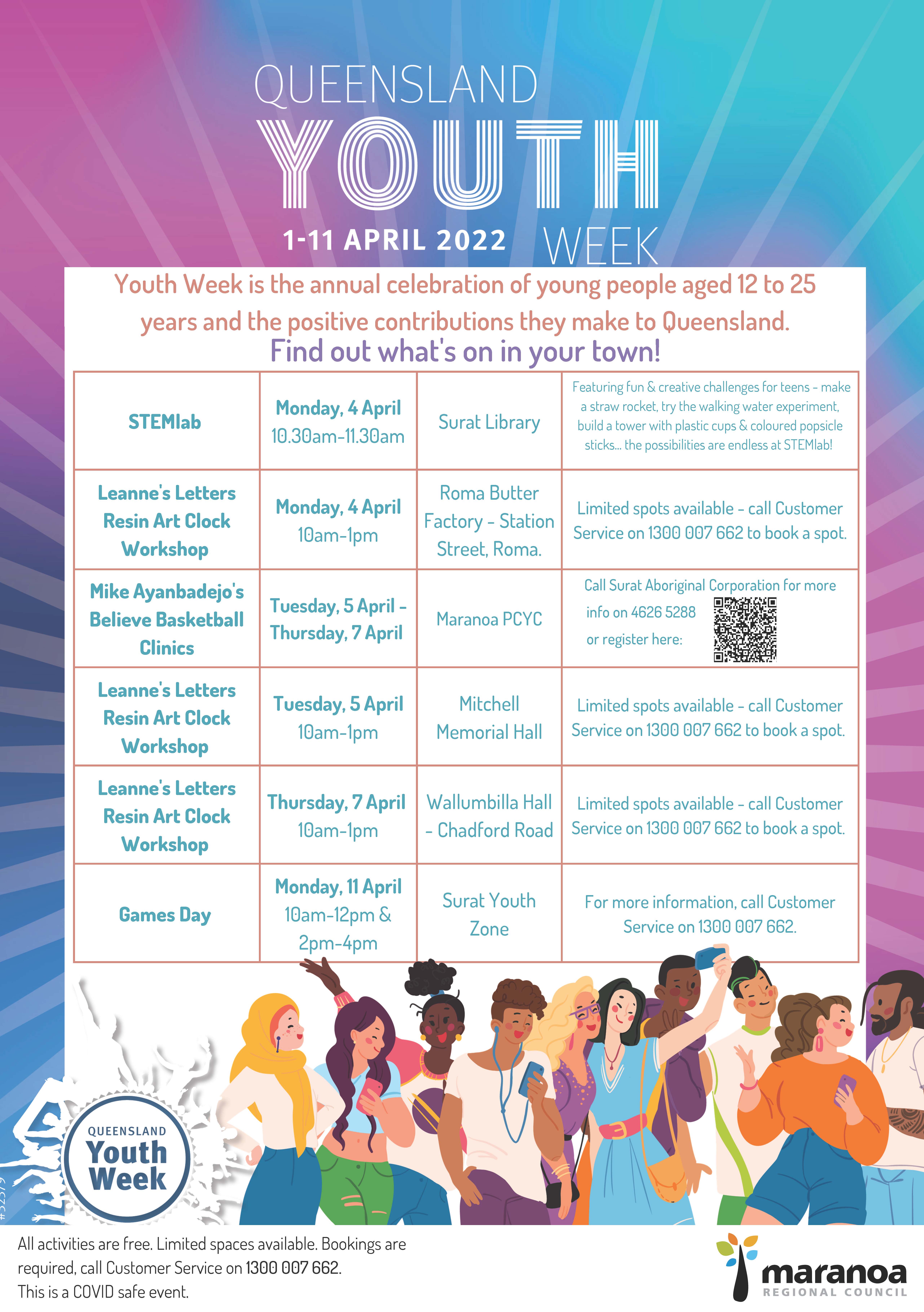 Youth Week 2022 Maranoa Regional Council